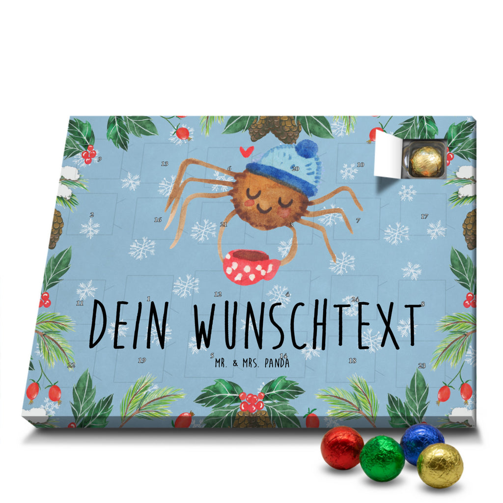 Personalisierter Schoko Adventskalender Spinne Agathe Kaffee Personalisierter Adventskalender, Adventskalender mit Namen, Spinne Agathe, Spinne, Agathe, Videos, Merchandise, Kaffee, Morgen, Morgenmuffel, Lebensweisheiten, Weiser Spruch