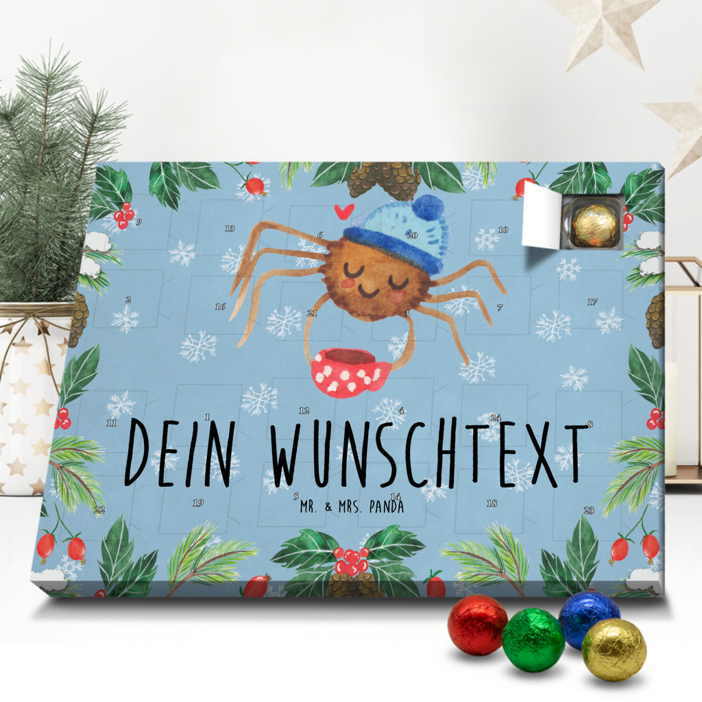 Personalisierter Schoko Adventskalender Spinne Agathe Kaffee Personalisierter Adventskalender, Adventskalender mit Namen, Spinne Agathe, Spinne, Agathe, Videos, Merchandise, Kaffee, Morgen, Morgenmuffel, Lebensweisheiten, Weiser Spruch