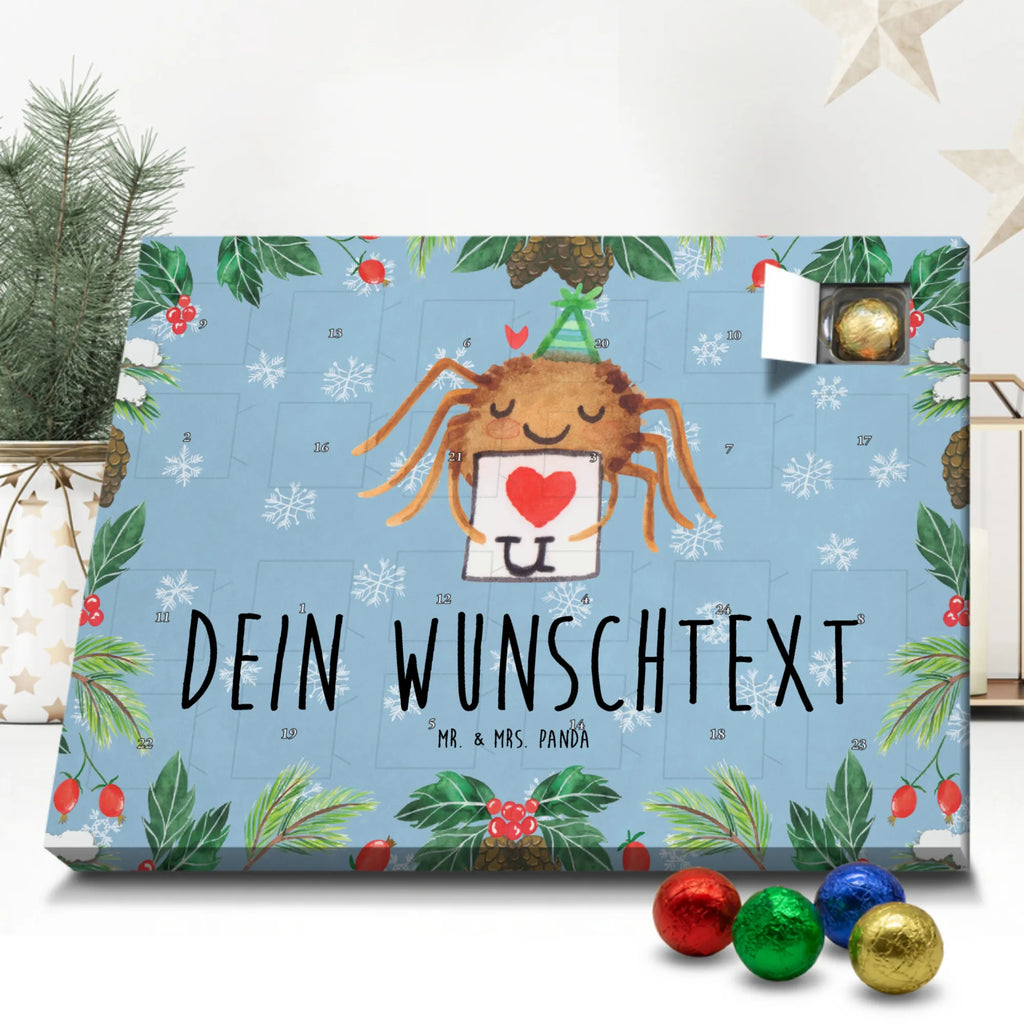 Personalisierter Schoko Adventskalender Spinne Agathe Brief Personalisierter Adventskalender, Adventskalender mit Namen, Spinne Agathe, Spinne, Agathe, Videos, Merchandise, Liebesbeweis, Ich Liebe dich, Heiratsantrag, Verliebt, Liebespaar, Liebesgeschenk, Treuebeweis, Treuetest