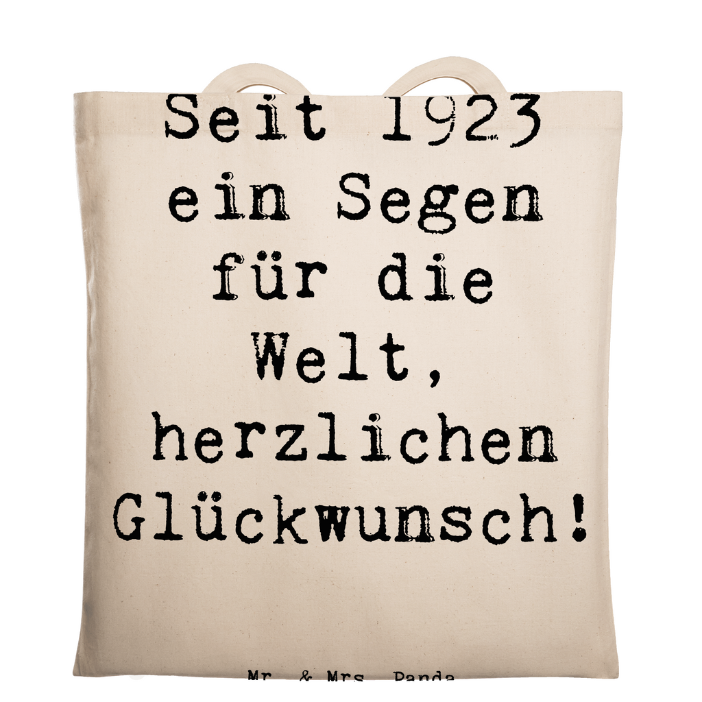 Tragetasche Spruch 1923 Geburtstag Segen Beuteltasche, Beutel, Einkaufstasche, Jutebeutel, Stoffbeutel, Tasche, Shopper, Umhängetasche, Strandtasche, Schultertasche, Stofftasche, Tragetasche, Badetasche, Jutetasche, Einkaufstüte, Laptoptasche, Geburtstag, Geburtstagsgeschenk, Geschenk