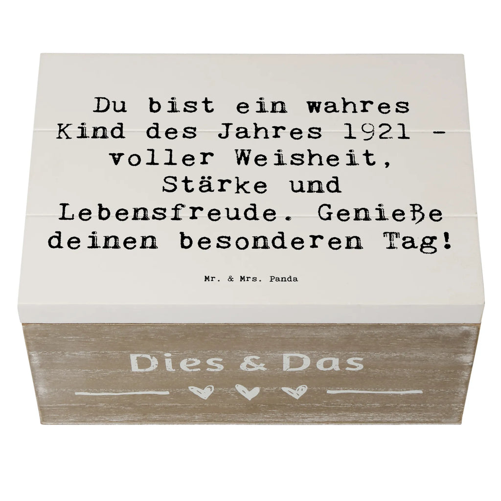 Holzkiste Spruch Du bist ein wahres Kind des Jahres 1921 - voller Weisheit, Stärke und Lebensfreude. Genieße deinen besonderen Tag! Holzkiste, Kiste, Schatzkiste, Truhe, Schatulle, XXL, Erinnerungsbox, Erinnerungskiste, Dekokiste, Aufbewahrungsbox, Geschenkbox, Geschenkdose, Geburtstag, Geburtstagsgeschenk, Geschenk