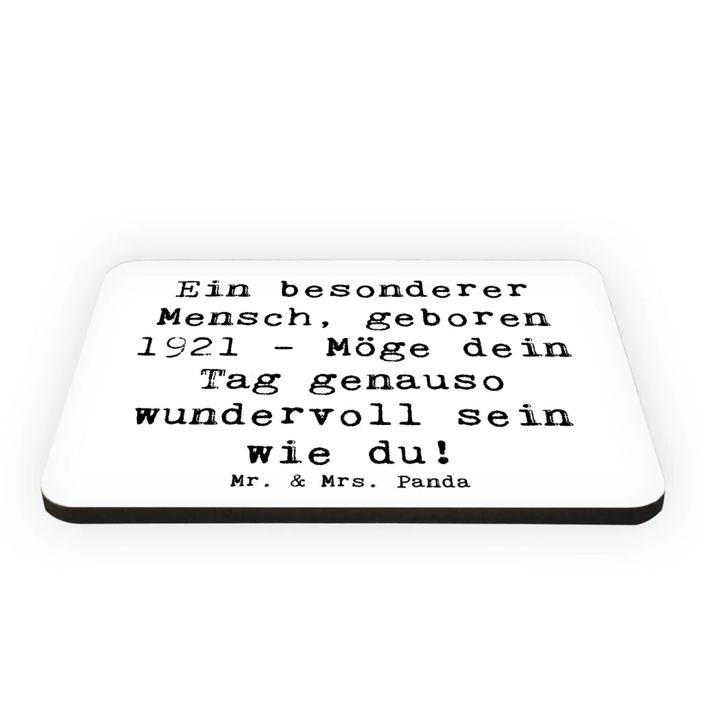 Magnet Spruch Ein besonderer Mensch, geboren 1921 - Möge dein Tag genauso wundervoll sein wie du! Kühlschrankmagnet, Pinnwandmagnet, Souvenir Magnet, Motivmagnete, Dekomagnet, Whiteboard Magnet, Notiz Magnet, Kühlschrank Dekoration, Geburtstag, Geburtstagsgeschenk, Geschenk