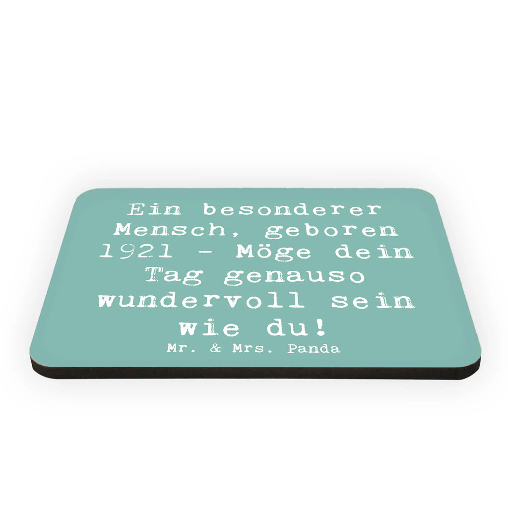 Magnet Spruch Ein besonderer Mensch, geboren 1921 - Möge dein Tag genauso wundervoll sein wie du! Kühlschrankmagnet, Pinnwandmagnet, Souvenir Magnet, Motivmagnete, Dekomagnet, Whiteboard Magnet, Notiz Magnet, Kühlschrank Dekoration, Geburtstag, Geburtstagsgeschenk, Geschenk