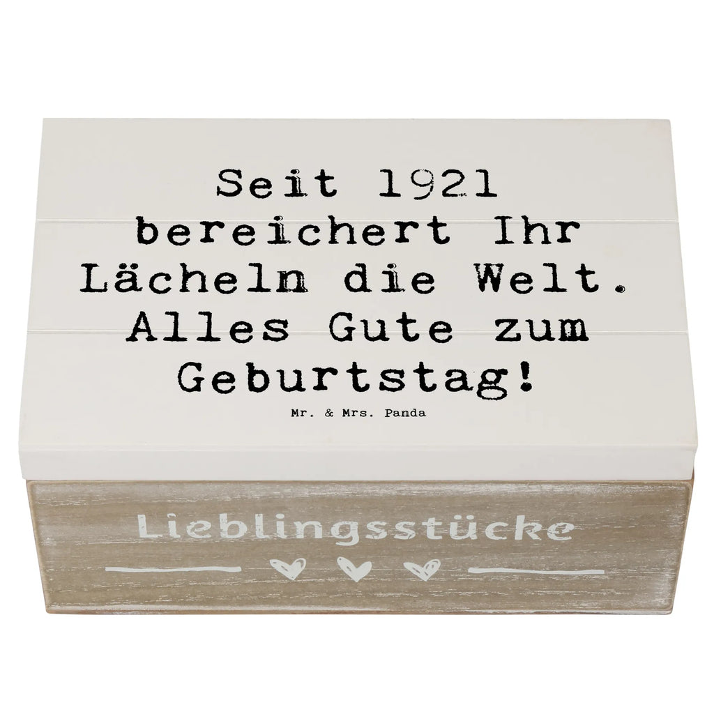 Holzkiste Spruch 1921 Geburtstag Holzkiste, Kiste, Schatzkiste, Truhe, Schatulle, XXL, Erinnerungsbox, Erinnerungskiste, Dekokiste, Aufbewahrungsbox, Geschenkbox, Geschenkdose, Geburtstag, Geburtstagsgeschenk, Geschenk