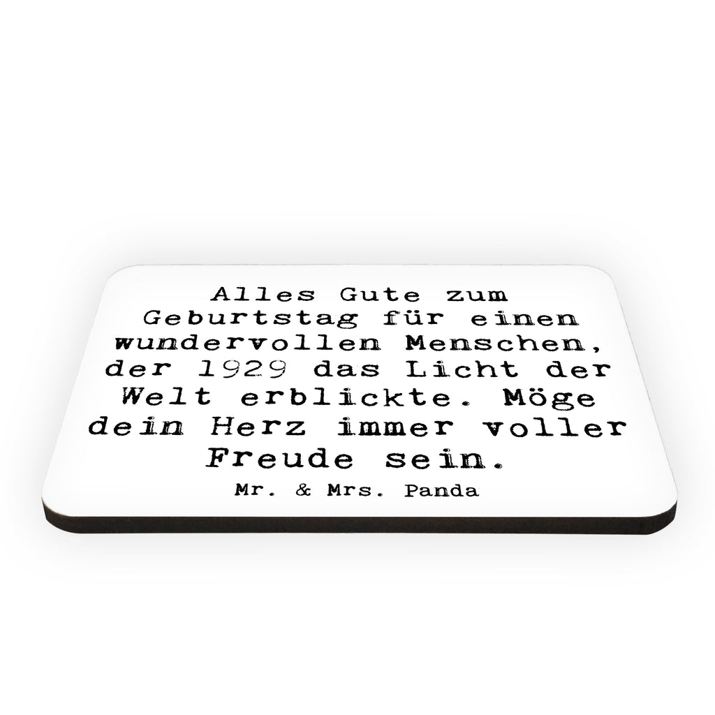 Magnet Spruch Alles Gute zum Geburtstag für einen wundervollen Menschen, der 1929 das Licht der Welt erblickte. Möge dein Herz immer voller Freude sein. Kühlschrankmagnet, Pinnwandmagnet, Souvenir Magnet, Motivmagnete, Dekomagnet, Whiteboard Magnet, Notiz Magnet, Kühlschrank Dekoration, Geburtstag, Geburtstagsgeschenk, Geschenk