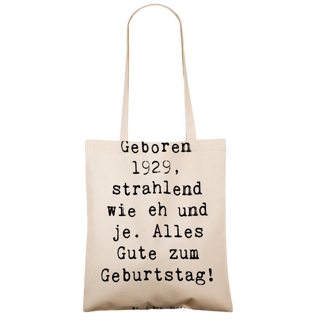 Tragetasche Spruch 1929 Geburtstag Beuteltasche, Beutel, Einkaufstasche, Jutebeutel, Stoffbeutel, Tasche, Shopper, Umhängetasche, Strandtasche, Schultertasche, Stofftasche, Tragetasche, Badetasche, Jutetasche, Einkaufstüte, Laptoptasche, Geburtstag, Geburtstagsgeschenk, Geschenk