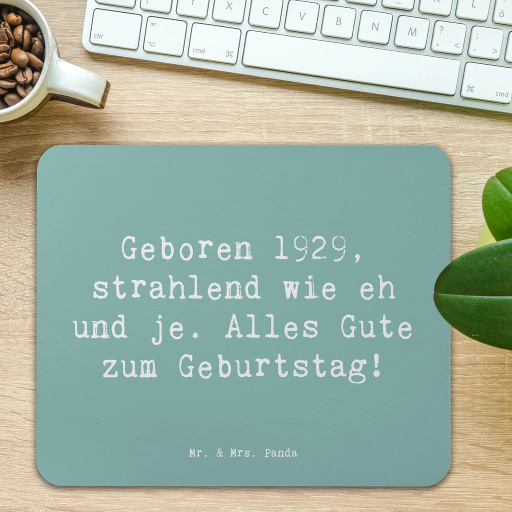 Mauspad Spruch 1929 Geburtstag Mousepad, Computer zubehör, Büroausstattung, PC Zubehör, Arbeitszimmer, Mauspad, Einzigartiges Mauspad, Designer Mauspad, Mausunterlage, Mauspad Büro, Geburtstag, Geburtstagsgeschenk, Geschenk