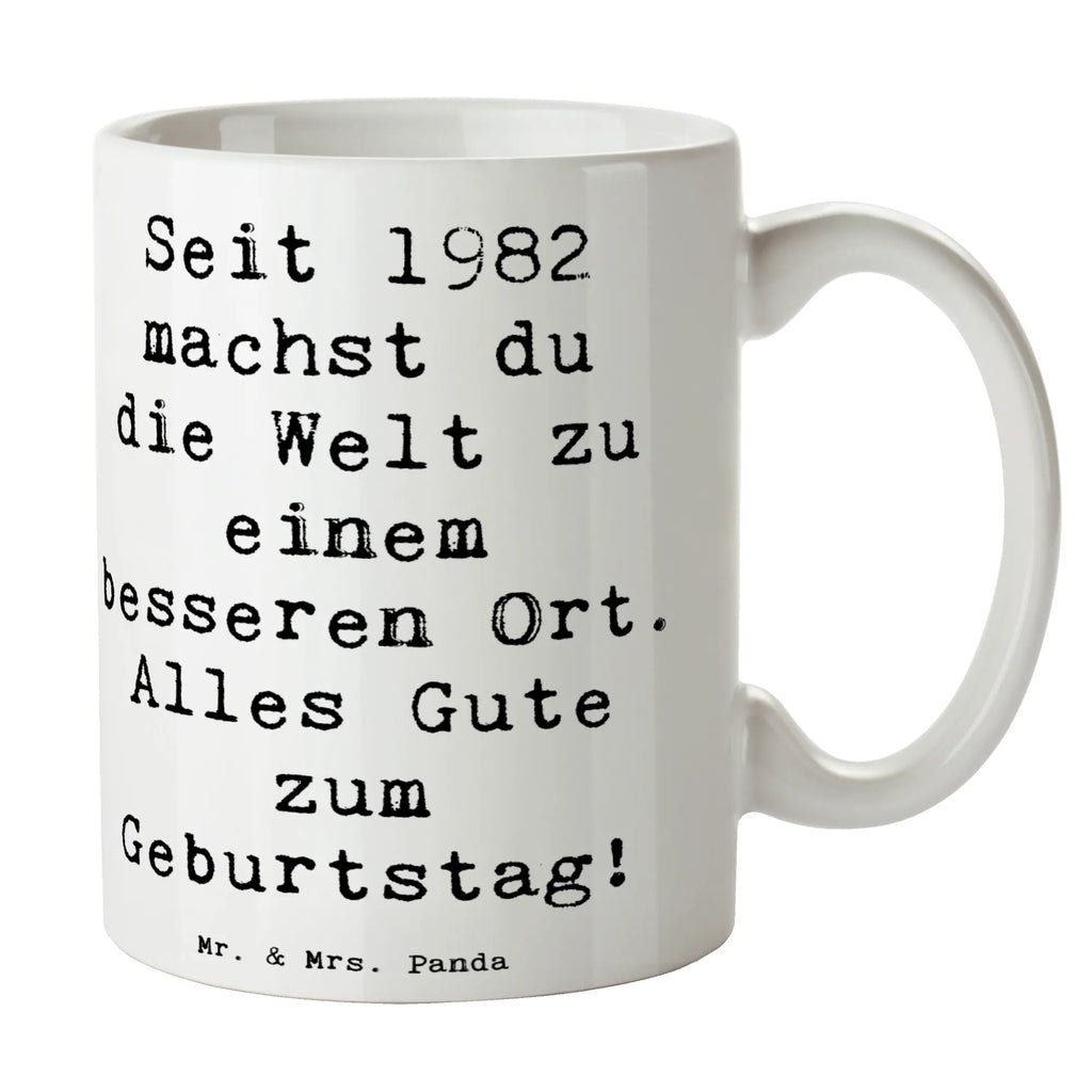 Tasse Spruch 1982 Geburtstag Tasse, Kaffeetasse, Teetasse, Becher, Kaffeebecher, Teebecher, Keramiktasse, Porzellantasse, Büro Tasse, Geschenk Tasse, Tasse Sprüche, Tasse Motive, Kaffeetassen, Tasse bedrucken, Designer Tasse, Cappuccino Tassen, Schöne Teetassen, Geburtstag, Geburtstagsgeschenk, Geschenk