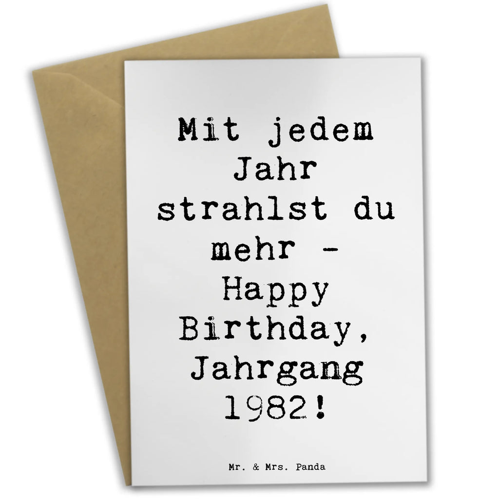 Grußkarte Spruch 1982 Geburtstag Glanz Grußkarte, Klappkarte, Einladungskarte, Glückwunschkarte, Hochzeitskarte, Geburtstagskarte, Karte, Ansichtskarten, Geburtstag, Geburtstagsgeschenk, Geschenk