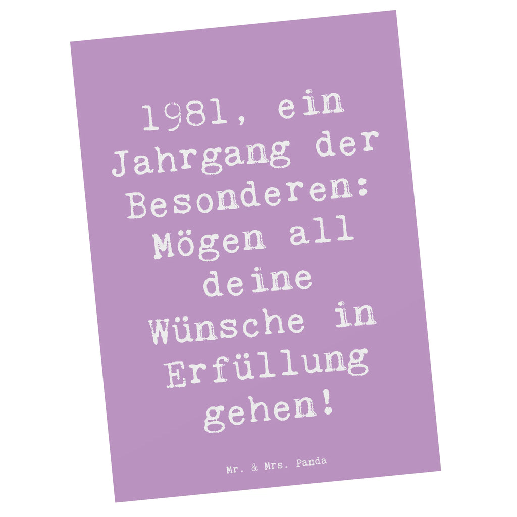 Postkarte Spruch 1981 Geburtstag Postkarte, Karte, Geschenkkarte, Grußkarte, Einladung, Ansichtskarte, Geburtstagskarte, Einladungskarte, Dankeskarte, Ansichtskarten, Einladung Geburtstag, Einladungskarten Geburtstag, Geburtstag, Geburtstagsgeschenk, Geschenk