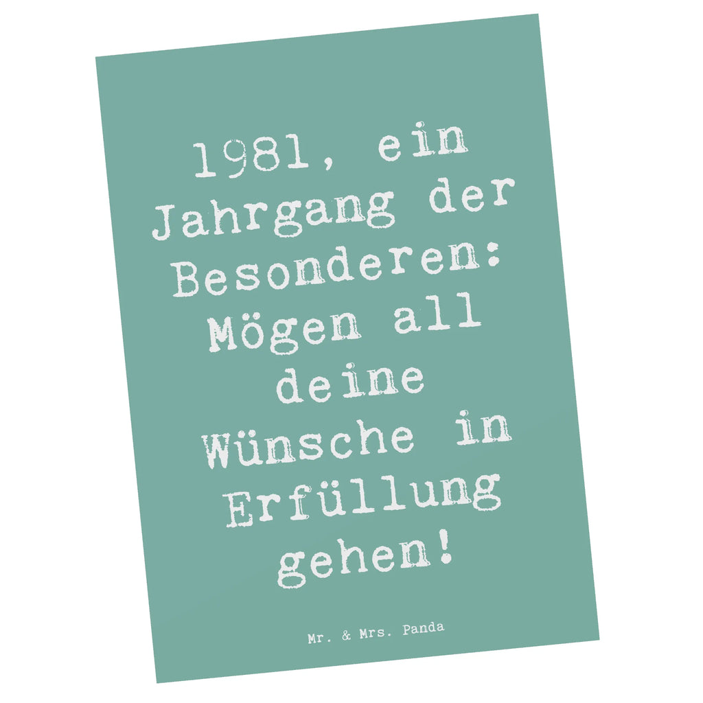 Postkarte Spruch 1981 Geburtstag Postkarte, Karte, Geschenkkarte, Grußkarte, Einladung, Ansichtskarte, Geburtstagskarte, Einladungskarte, Dankeskarte, Ansichtskarten, Einladung Geburtstag, Einladungskarten Geburtstag, Geburtstag, Geburtstagsgeschenk, Geschenk