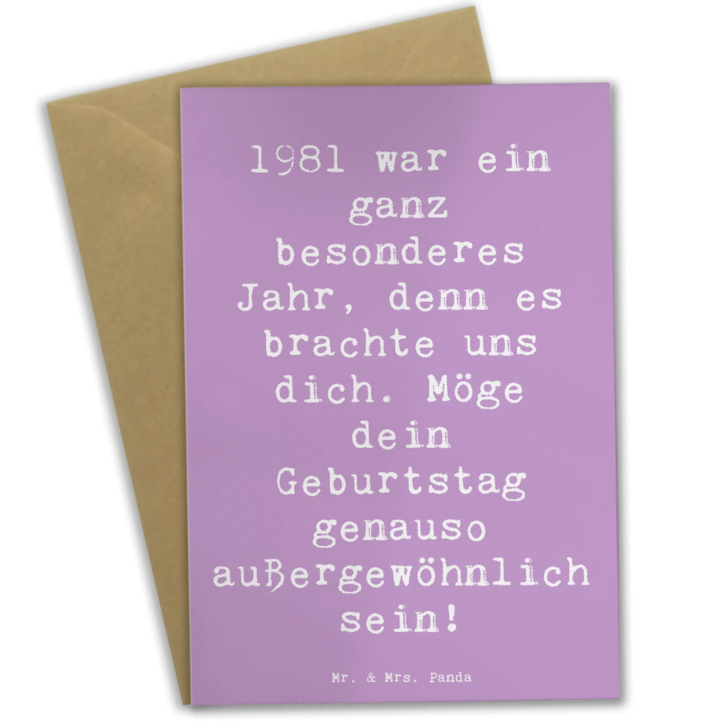 Grußkarte Spruch 1981 Geburtstag Wunder Grußkarte, Klappkarte, Einladungskarte, Glückwunschkarte, Hochzeitskarte, Geburtstagskarte, Karte, Ansichtskarten, Geburtstag, Geburtstagsgeschenk, Geschenk