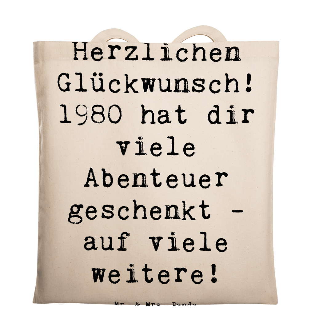 Tragetasche Spruch 1980 Geburtstag Abenteuer Beuteltasche, Beutel, Einkaufstasche, Jutebeutel, Stoffbeutel, Tasche, Shopper, Umhängetasche, Strandtasche, Schultertasche, Stofftasche, Tragetasche, Badetasche, Jutetasche, Einkaufstüte, Laptoptasche, Geburtstag, Geburtstagsgeschenk, Geschenk