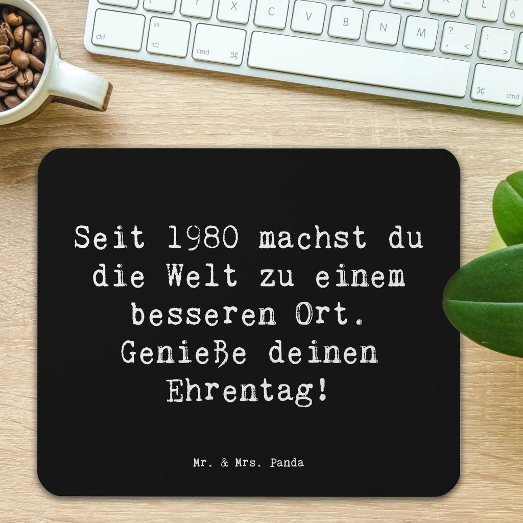 Mauspad Spruch 1980 Geburtstag Mousepad, Computer zubehör, Büroausstattung, PC Zubehör, Arbeitszimmer, Mauspad, Einzigartiges Mauspad, Designer Mauspad, Mausunterlage, Mauspad Büro, Geburtstag, Geburtstagsgeschenk, Geschenk