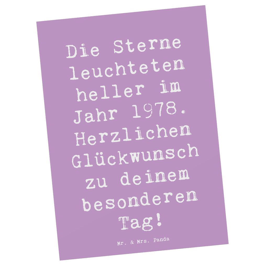 Postkarte Spruch 1978 Geburtstag Postkarte, Karte, Geschenkkarte, Grußkarte, Einladung, Ansichtskarte, Geburtstagskarte, Einladungskarte, Dankeskarte, Ansichtskarten, Einladung Geburtstag, Einladungskarten Geburtstag, Geburtstag, Geburtstagsgeschenk, Geschenk