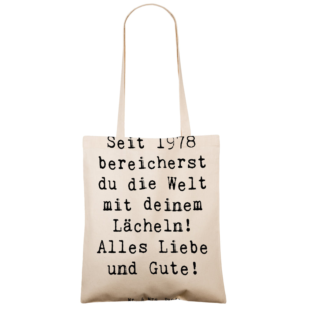 Tragetasche Spruch 1978 Geburtstag Beuteltasche, Beutel, Einkaufstasche, Jutebeutel, Stoffbeutel, Tasche, Shopper, Umhängetasche, Strandtasche, Schultertasche, Stofftasche, Tragetasche, Badetasche, Jutetasche, Einkaufstüte, Laptoptasche, Geburtstag, Geburtstagsgeschenk, Geschenk