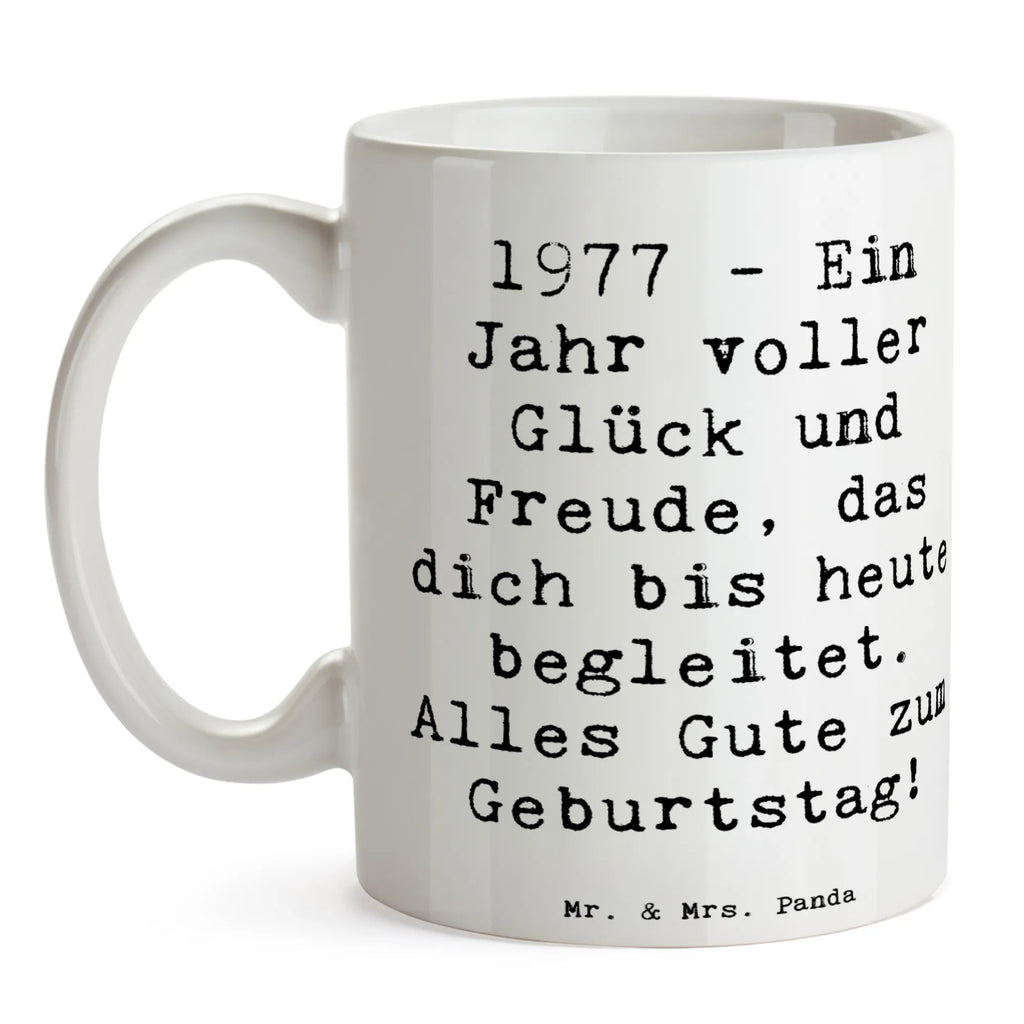 Tasse Spruch 1977 Geburtstag Tasse, Kaffeetasse, Teetasse, Becher, Kaffeebecher, Teebecher, Keramiktasse, Porzellantasse, Büro Tasse, Geschenk Tasse, Tasse Sprüche, Tasse Motive, Kaffeetassen, Tasse bedrucken, Designer Tasse, Cappuccino Tassen, Schöne Teetassen, Geburtstag, Geburtstagsgeschenk, Geschenk