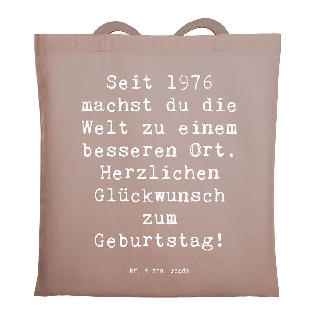 Tragetasche Spruch 1976 Geburtstag Beuteltasche, Beutel, Einkaufstasche, Jutebeutel, Stoffbeutel, Tasche, Shopper, Umhängetasche, Strandtasche, Schultertasche, Stofftasche, Tragetasche, Badetasche, Jutetasche, Einkaufstüte, Laptoptasche, Geburtstag, Geburtstagsgeschenk, Geschenk