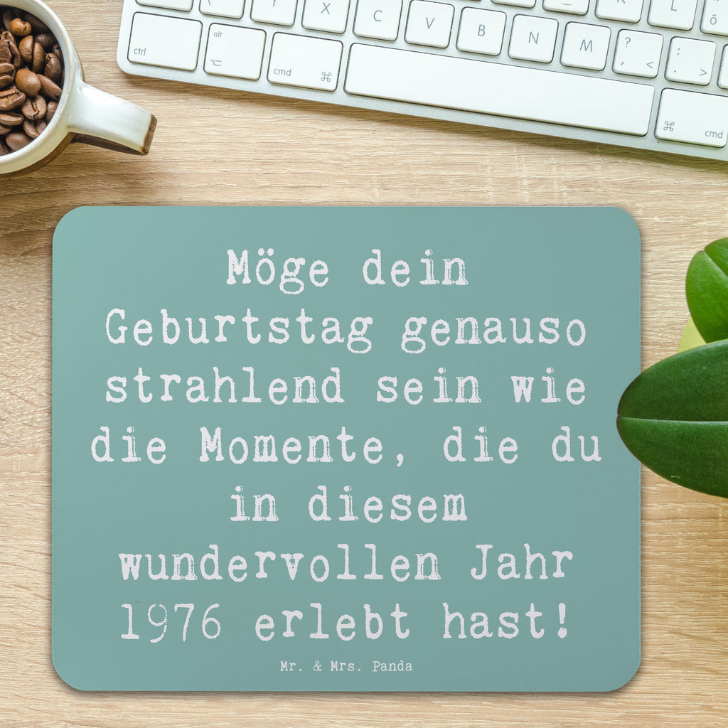 Mauspad Spruch 1976 Geburtstag Mousepad, Computer zubehör, Büroausstattung, PC Zubehör, Arbeitszimmer, Mauspad, Einzigartiges Mauspad, Designer Mauspad, Mausunterlage, Mauspad Büro, Geburtstag, Geburtstagsgeschenk, Geschenk