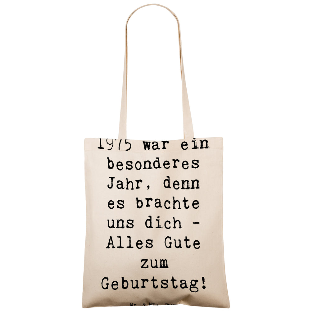 Tragetasche Spruch 1975 Geburtstag Beuteltasche, Beutel, Einkaufstasche, Jutebeutel, Stoffbeutel, Tasche, Shopper, Umhängetasche, Strandtasche, Schultertasche, Stofftasche, Tragetasche, Badetasche, Jutetasche, Einkaufstüte, Laptoptasche, Geburtstag, Geburtstagsgeschenk, Geschenk