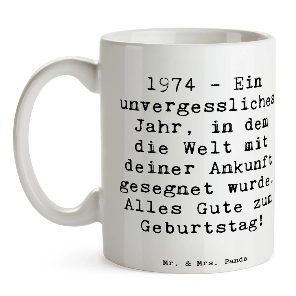 Tasse Spruch 1974 Geburtstag Tasse, Kaffeetasse, Teetasse, Becher, Kaffeebecher, Teebecher, Keramiktasse, Porzellantasse, Büro Tasse, Geschenk Tasse, Tasse Sprüche, Tasse Motive, Kaffeetassen, Tasse bedrucken, Designer Tasse, Cappuccino Tassen, Schöne Teetassen, Geburtstag, Geburtstagsgeschenk, Geschenk