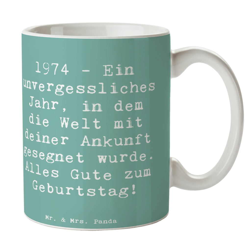 Tasse Spruch 1974 Geburtstag Tasse, Kaffeetasse, Teetasse, Becher, Kaffeebecher, Teebecher, Keramiktasse, Porzellantasse, Büro Tasse, Geschenk Tasse, Tasse Sprüche, Tasse Motive, Kaffeetassen, Tasse bedrucken, Designer Tasse, Cappuccino Tassen, Schöne Teetassen, Geburtstag, Geburtstagsgeschenk, Geschenk