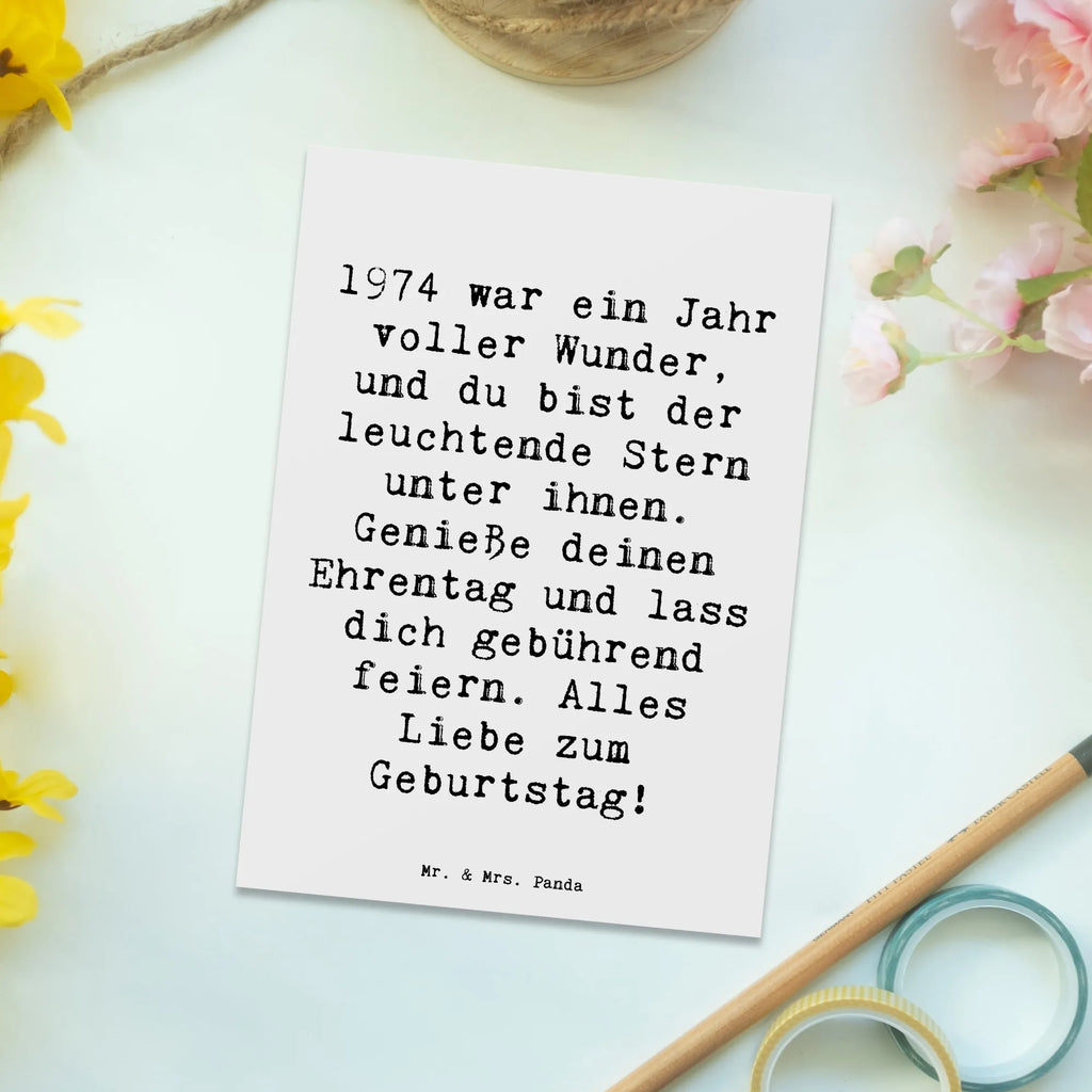 Postkarte Spruch 1974 Geburtstag Stern Postkarte, Karte, Geschenkkarte, Grußkarte, Einladung, Ansichtskarte, Geburtstagskarte, Einladungskarte, Dankeskarte, Ansichtskarten, Einladung Geburtstag, Einladungskarten Geburtstag, Geburtstag, Geburtstagsgeschenk, Geschenk