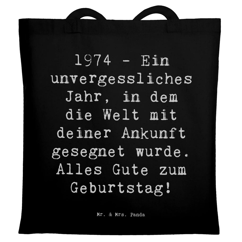 Tragetasche Spruch 1974 Geburtstag Beuteltasche, Beutel, Einkaufstasche, Jutebeutel, Stoffbeutel, Tasche, Shopper, Umhängetasche, Strandtasche, Schultertasche, Stofftasche, Tragetasche, Badetasche, Jutetasche, Einkaufstüte, Laptoptasche, Geburtstag, Geburtstagsgeschenk, Geschenk