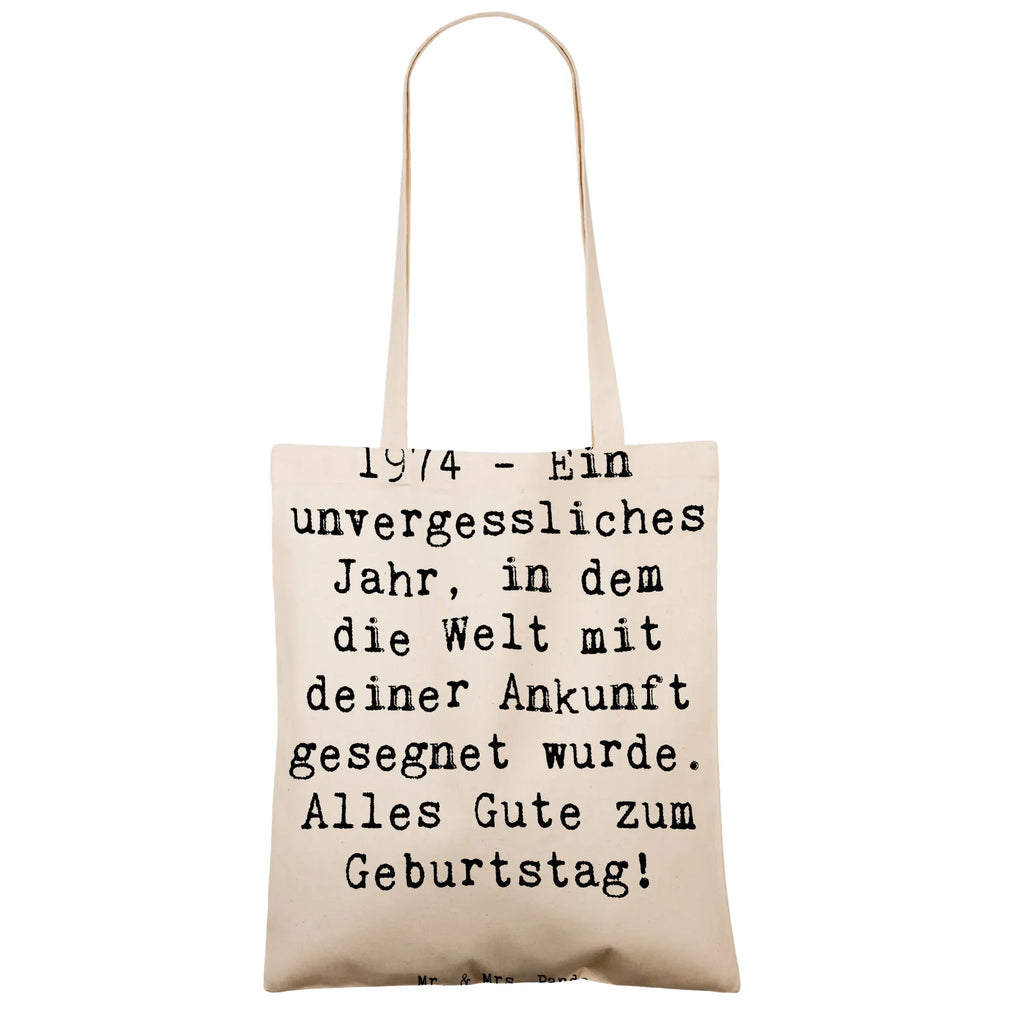 Tragetasche Spruch 1974 Geburtstag Beuteltasche, Beutel, Einkaufstasche, Jutebeutel, Stoffbeutel, Tasche, Shopper, Umhängetasche, Strandtasche, Schultertasche, Stofftasche, Tragetasche, Badetasche, Jutetasche, Einkaufstüte, Laptoptasche, Geburtstag, Geburtstagsgeschenk, Geschenk