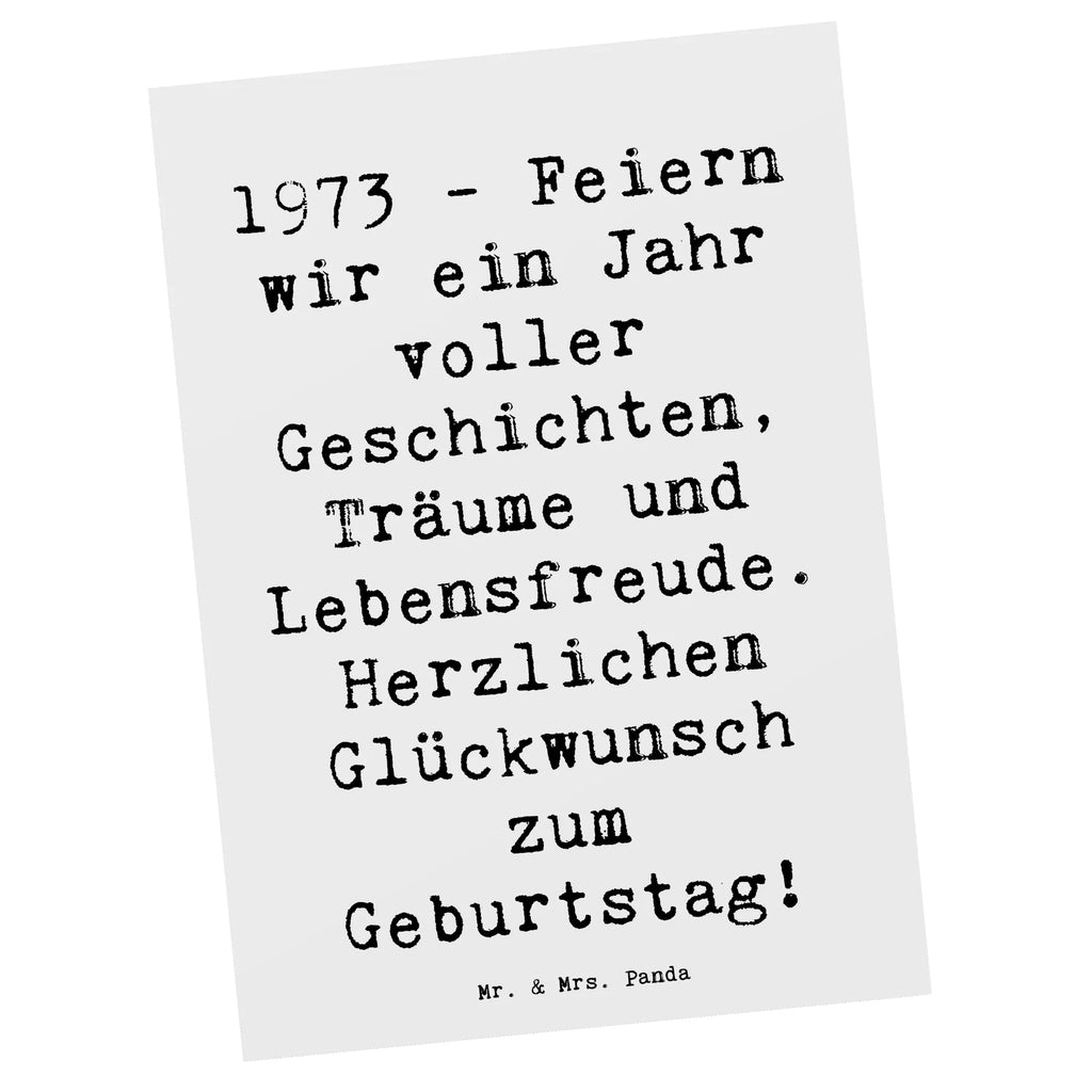 Postkarte Spruch 1973 Geburtstag Postkarte, Karte, Geschenkkarte, Grußkarte, Einladung, Ansichtskarte, Geburtstagskarte, Einladungskarte, Dankeskarte, Ansichtskarten, Einladung Geburtstag, Einladungskarten Geburtstag, Geburtstag, Geburtstagsgeschenk, Geschenk