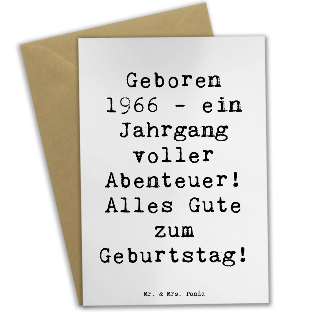 Grußkarte Spruch 1966 Geburtstag Abenteuer Grußkarte, Klappkarte, Einladungskarte, Glückwunschkarte, Hochzeitskarte, Geburtstagskarte, Karte, Ansichtskarten, Geburtstag, Geburtstagsgeschenk, Geschenk