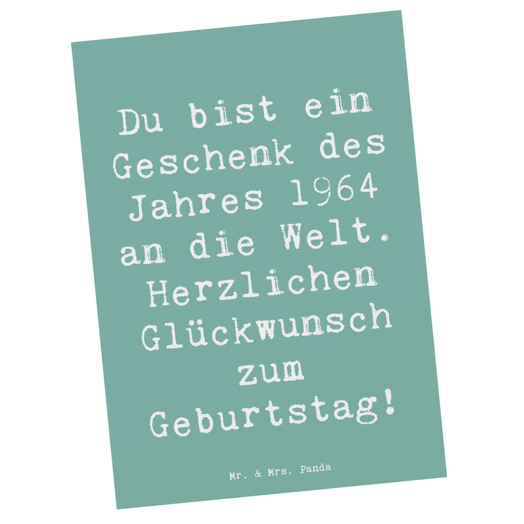 Postkarte Spruch 1964 Geburtstag Geschenk Postkarte, Karte, Geschenkkarte, Grußkarte, Einladung, Ansichtskarte, Geburtstagskarte, Einladungskarte, Dankeskarte, Ansichtskarten, Einladung Geburtstag, Einladungskarten Geburtstag, Geburtstag, Geburtstagsgeschenk, Geschenk