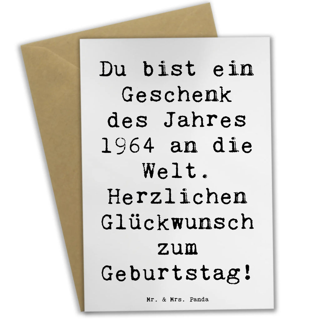 Grußkarte Spruch 1964 Geburtstag Geschenk Grußkarte, Klappkarte, Einladungskarte, Glückwunschkarte, Hochzeitskarte, Geburtstagskarte, Karte, Ansichtskarten, Geburtstag, Geburtstagsgeschenk, Geschenk