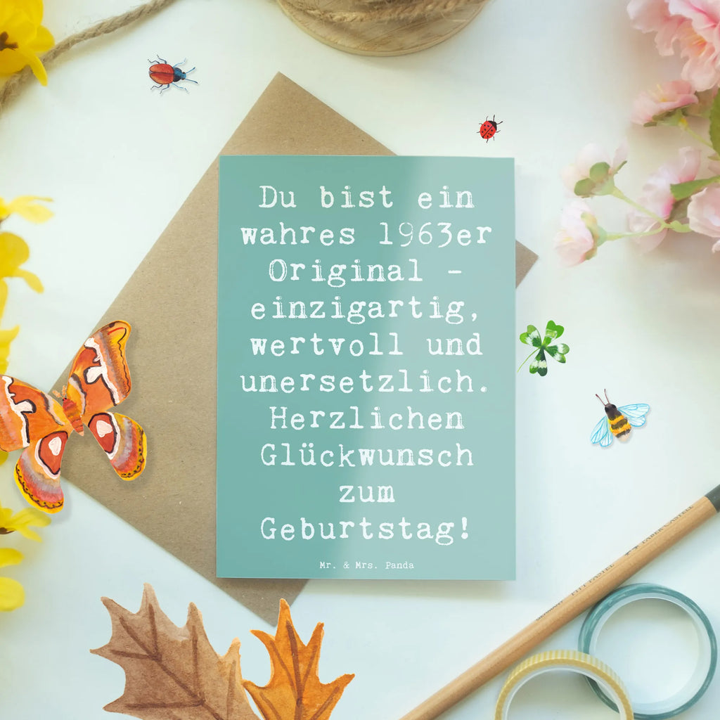 Grußkarte Spruch 1963 Geburtstag Grußkarte, Klappkarte, Einladungskarte, Glückwunschkarte, Hochzeitskarte, Geburtstagskarte, Karte, Ansichtskarten, Geburtstag, Geburtstagsgeschenk, Geschenk