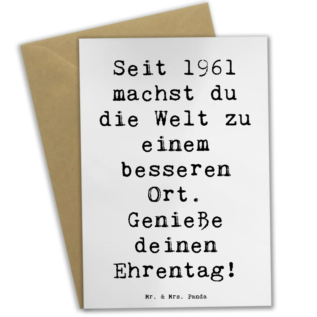 Grußkarte Spruch 1961 Geburtstag Freuden Grußkarte, Klappkarte, Einladungskarte, Glückwunschkarte, Hochzeitskarte, Geburtstagskarte, Karte, Ansichtskarten, Geburtstag, Geburtstagsgeschenk, Geschenk