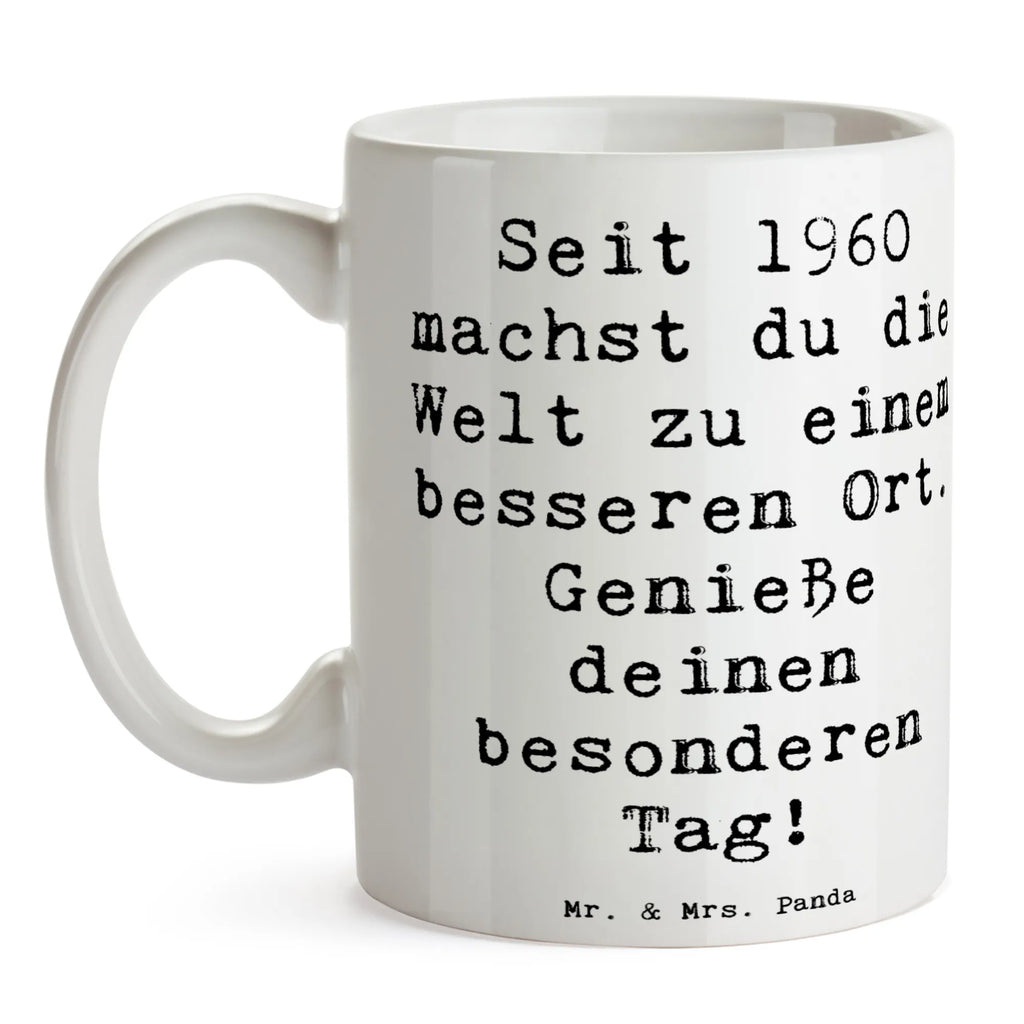 Tasse Spruch 1960 Geburtstag Tasse, Kaffeetasse, Teetasse, Becher, Kaffeebecher, Teebecher, Keramiktasse, Porzellantasse, Büro Tasse, Geschenk Tasse, Tasse Sprüche, Tasse Motive, Kaffeetassen, Tasse bedrucken, Designer Tasse, Cappuccino Tassen, Schöne Teetassen, Geburtstag, Geburtstagsgeschenk, Geschenk