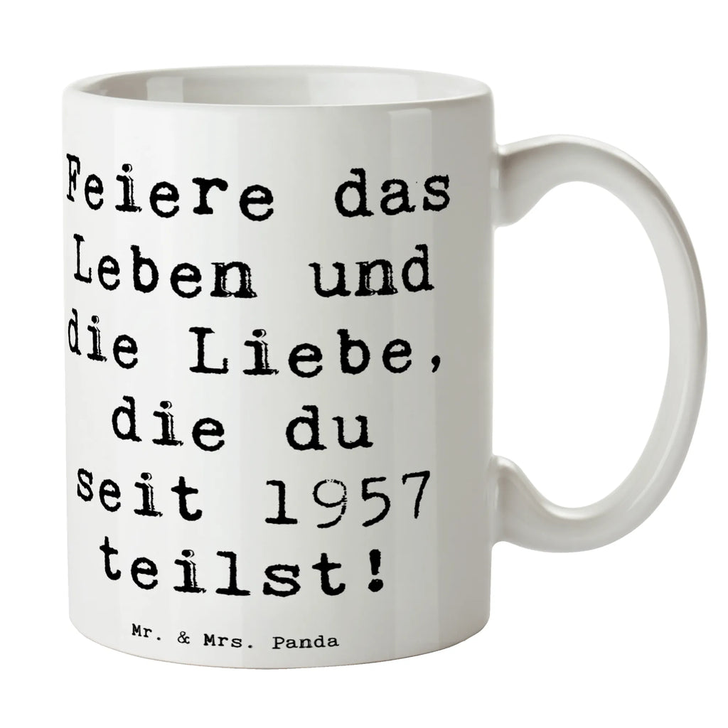 Tasse Spruch 1957 Geburtstag feiern Tasse, Kaffeetasse, Teetasse, Becher, Kaffeebecher, Teebecher, Keramiktasse, Porzellantasse, Büro Tasse, Geschenk Tasse, Tasse Sprüche, Tasse Motive, Kaffeetassen, Tasse bedrucken, Designer Tasse, Cappuccino Tassen, Schöne Teetassen, Geburtstag, Geburtstagsgeschenk, Geschenk