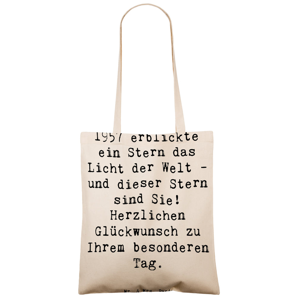 Tragetasche Spruch 1957 Geburtstag Stern Beuteltasche, Beutel, Einkaufstasche, Jutebeutel, Stoffbeutel, Tasche, Shopper, Umhängetasche, Strandtasche, Schultertasche, Stofftasche, Tragetasche, Badetasche, Jutetasche, Einkaufstüte, Laptoptasche, Geburtstag, Geburtstagsgeschenk, Geschenk