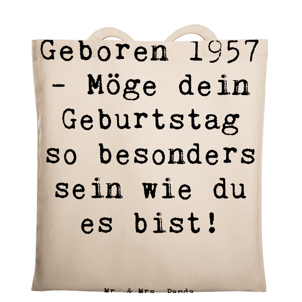 Tragetasche Spruch 1957 Geburtstag Beuteltasche, Beutel, Einkaufstasche, Jutebeutel, Stoffbeutel, Tasche, Shopper, Umhängetasche, Strandtasche, Schultertasche, Stofftasche, Tragetasche, Badetasche, Jutetasche, Einkaufstüte, Laptoptasche, Geburtstag, Geburtstagsgeschenk, Geschenk