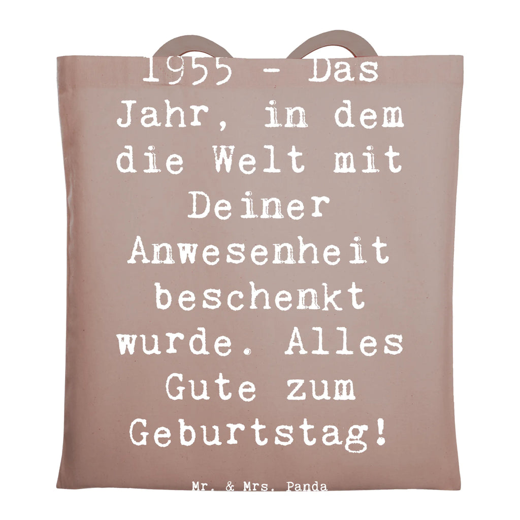 Tragetasche Spruch 1955 Geburtstag Beuteltasche, Beutel, Einkaufstasche, Jutebeutel, Stoffbeutel, Tasche, Shopper, Umhängetasche, Strandtasche, Schultertasche, Stofftasche, Tragetasche, Badetasche, Jutetasche, Einkaufstüte, Laptoptasche, Geburtstag, Geburtstagsgeschenk, Geschenk