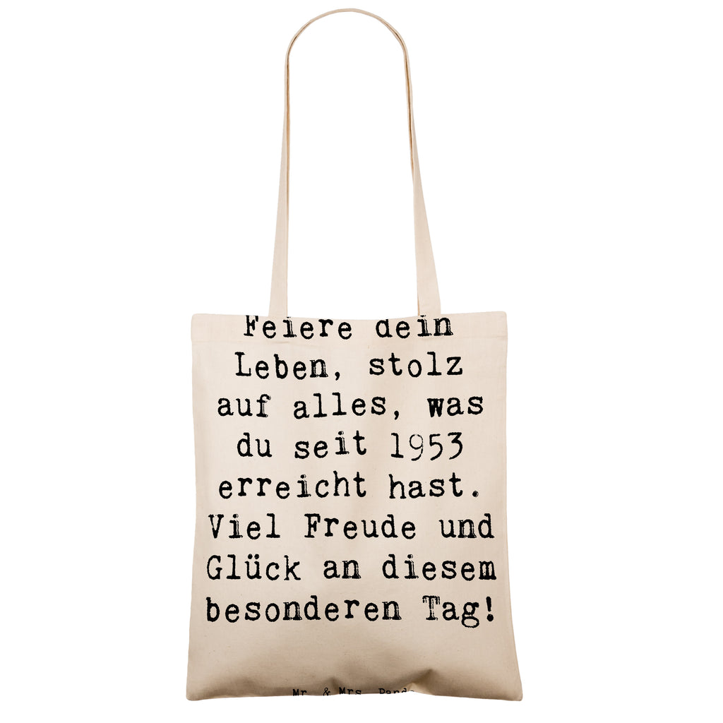 Tragetasche Spruch 1953 Geburtstag Beuteltasche, Beutel, Einkaufstasche, Jutebeutel, Stoffbeutel, Tasche, Shopper, Umhängetasche, Strandtasche, Schultertasche, Stofftasche, Tragetasche, Badetasche, Jutetasche, Einkaufstüte, Laptoptasche, Geburtstag, Geburtstagsgeschenk, Geschenk