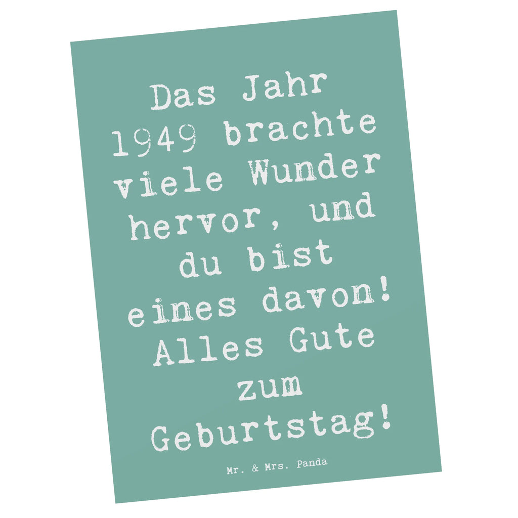 Postkarte Spruch 1949 Geburtstag Wunder Postkarte, Karte, Geschenkkarte, Grußkarte, Einladung, Ansichtskarte, Geburtstagskarte, Einladungskarte, Dankeskarte, Ansichtskarten, Einladung Geburtstag, Einladungskarten Geburtstag, Geburtstag, Geburtstagsgeschenk, Geschenk