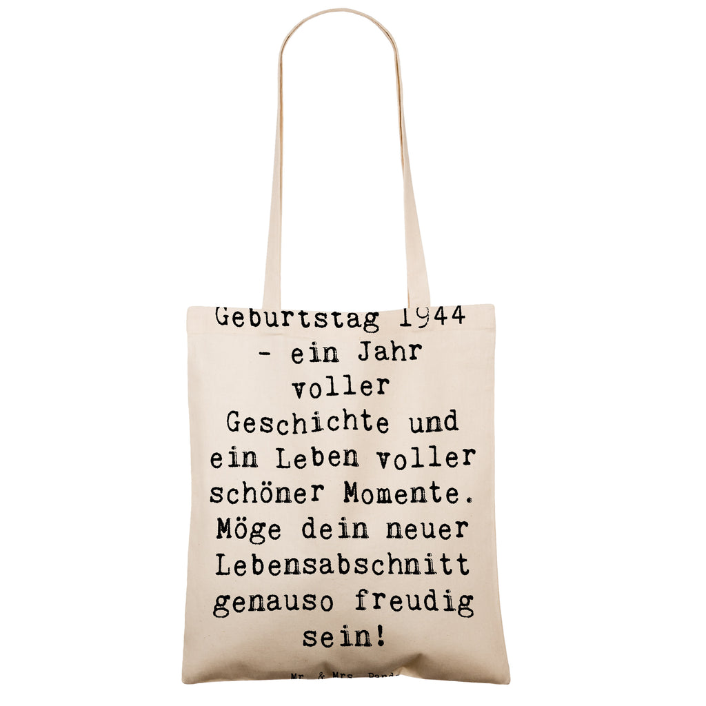 Tragetasche Spruch 1944 Geburtstag Beuteltasche, Beutel, Einkaufstasche, Jutebeutel, Stoffbeutel, Tasche, Shopper, Umhängetasche, Strandtasche, Schultertasche, Stofftasche, Tragetasche, Badetasche, Jutetasche, Einkaufstüte, Laptoptasche, Geburtstag, Geburtstagsgeschenk, Geschenk