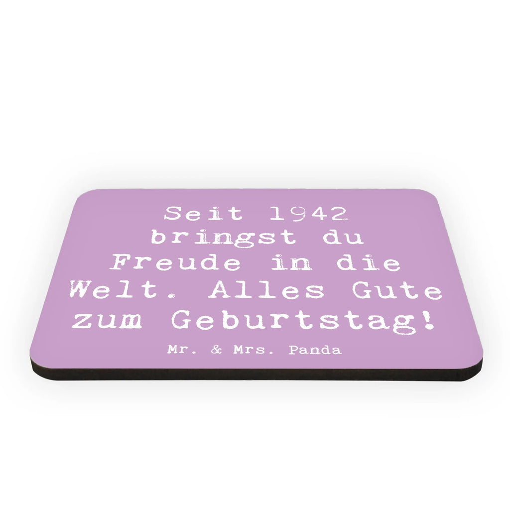 Magnet Spruch 1942 Geburtstag Freude Kühlschrankmagnet, Pinnwandmagnet, Souvenir Magnet, Motivmagnete, Dekomagnet, Whiteboard Magnet, Notiz Magnet, Kühlschrank Dekoration, Geburtstag, Geburtstagsgeschenk, Geschenk