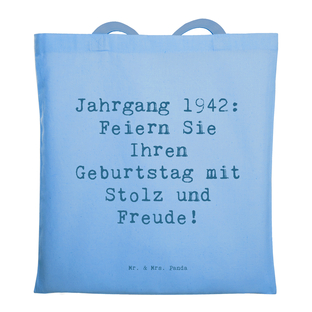 Tragetasche Spruch 1942 Geburtstag Beuteltasche, Beutel, Einkaufstasche, Jutebeutel, Stoffbeutel, Tasche, Shopper, Umhängetasche, Strandtasche, Schultertasche, Stofftasche, Tragetasche, Badetasche, Jutetasche, Einkaufstüte, Laptoptasche, Geburtstag, Geburtstagsgeschenk, Geschenk