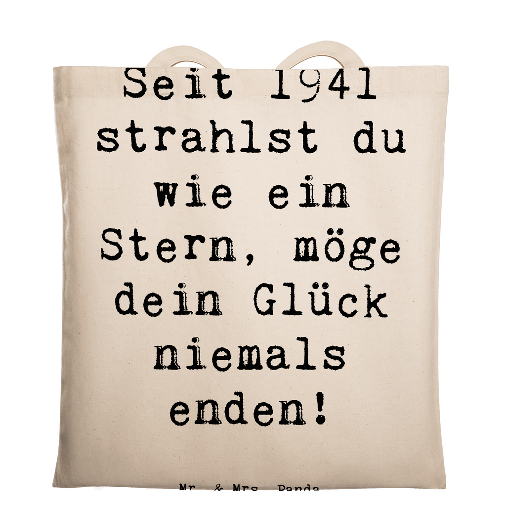 Tragetasche Spruch 1941 Geburtstag Stern Beuteltasche, Beutel, Einkaufstasche, Jutebeutel, Stoffbeutel, Tasche, Shopper, Umhängetasche, Strandtasche, Schultertasche, Stofftasche, Tragetasche, Badetasche, Jutetasche, Einkaufstüte, Laptoptasche, Geburtstag, Geburtstagsgeschenk, Geschenk