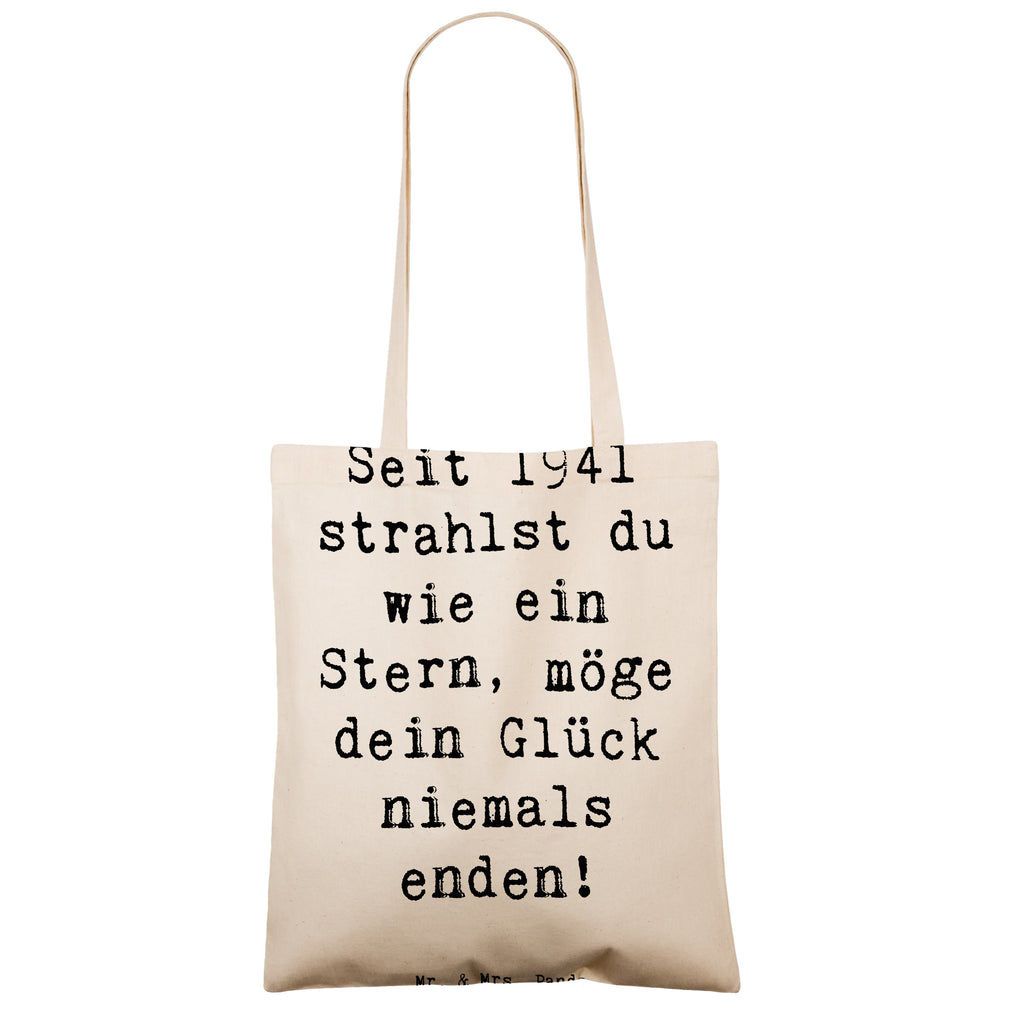 Tragetasche Spruch 1941 Geburtstag Stern Beuteltasche, Beutel, Einkaufstasche, Jutebeutel, Stoffbeutel, Tasche, Shopper, Umhängetasche, Strandtasche, Schultertasche, Stofftasche, Tragetasche, Badetasche, Jutetasche, Einkaufstüte, Laptoptasche, Geburtstag, Geburtstagsgeschenk, Geschenk