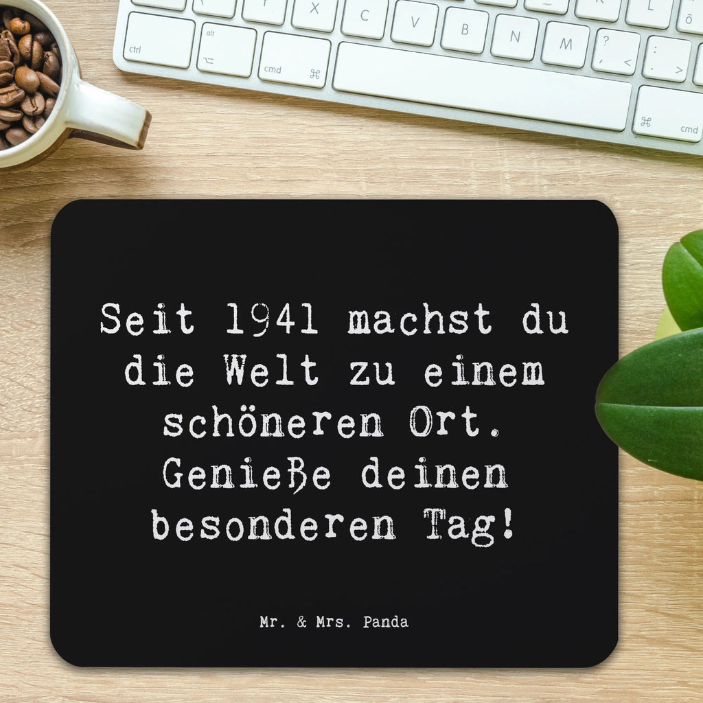 Mauspad Spruch 1941 Geburtstag Mousepad, Computer zubehör, Büroausstattung, PC Zubehör, Arbeitszimmer, Mauspad, Einzigartiges Mauspad, Designer Mauspad, Mausunterlage, Mauspad Büro, Geburtstag, Geburtstagsgeschenk, Geschenk