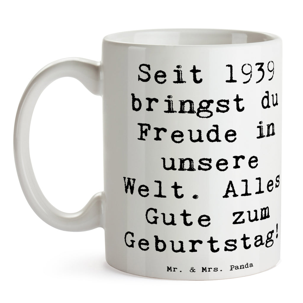 Tasse Spruch 1939 Geburtstag Freude Tasse, Kaffeetasse, Teetasse, Becher, Kaffeebecher, Teebecher, Keramiktasse, Porzellantasse, Büro Tasse, Geschenk Tasse, Tasse Sprüche, Tasse Motive, Kaffeetassen, Tasse bedrucken, Designer Tasse, Cappuccino Tassen, Schöne Teetassen, Geburtstag, Geburtstagsgeschenk, Geschenk