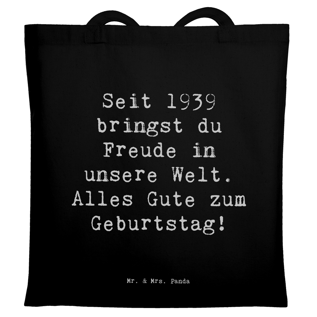 Tragetasche Spruch 1939 Geburtstag Freude Beuteltasche, Beutel, Einkaufstasche, Jutebeutel, Stoffbeutel, Tasche, Shopper, Umhängetasche, Strandtasche, Schultertasche, Stofftasche, Tragetasche, Badetasche, Jutetasche, Einkaufstüte, Laptoptasche, Geburtstag, Geburtstagsgeschenk, Geschenk